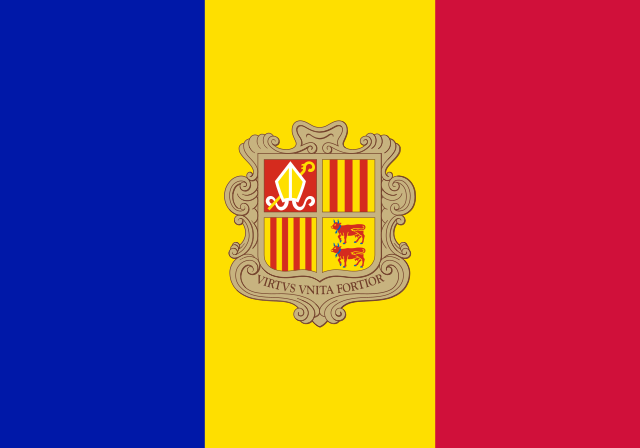 Drapeau : Andorre