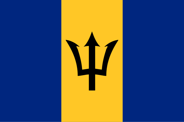 Drapeau : Barbade