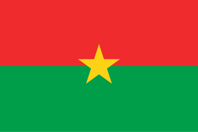 Drapeau : Burkina Faso