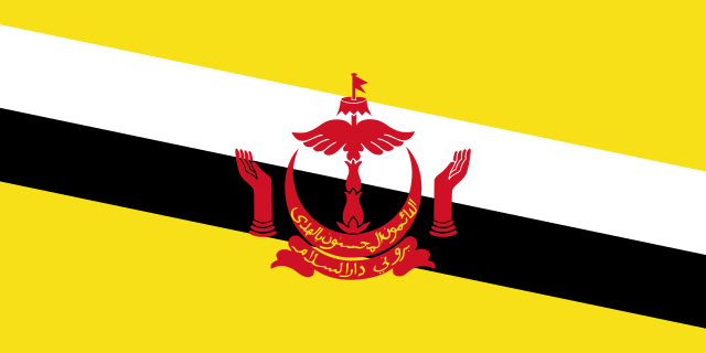 Drapeau : Brunei
