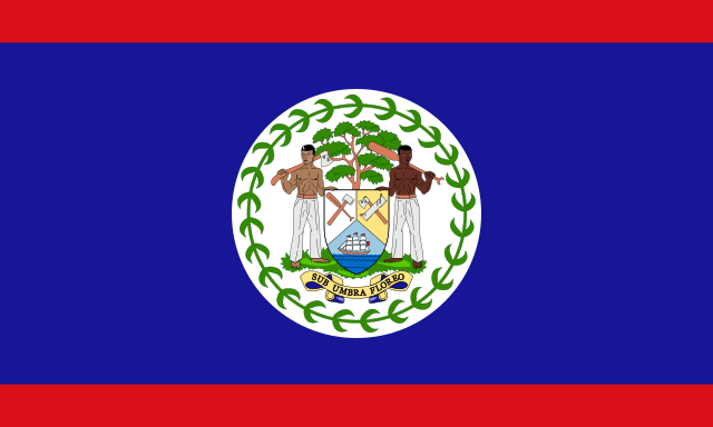 Drapeau : Belize