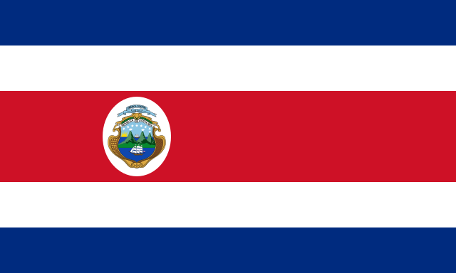 Drapeau : Costa Rica