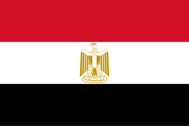 Drapeau : Égypte
