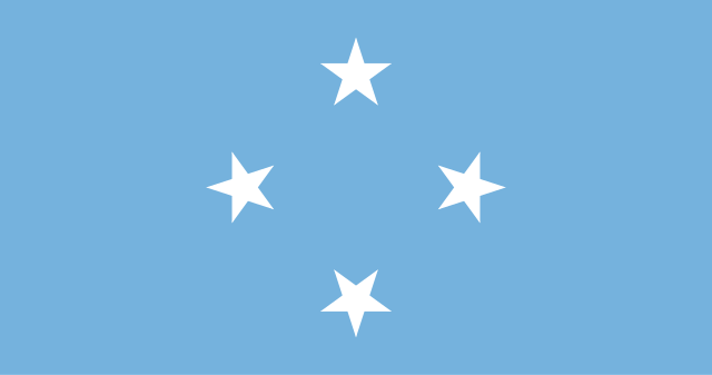 Drapeau : Micronésie