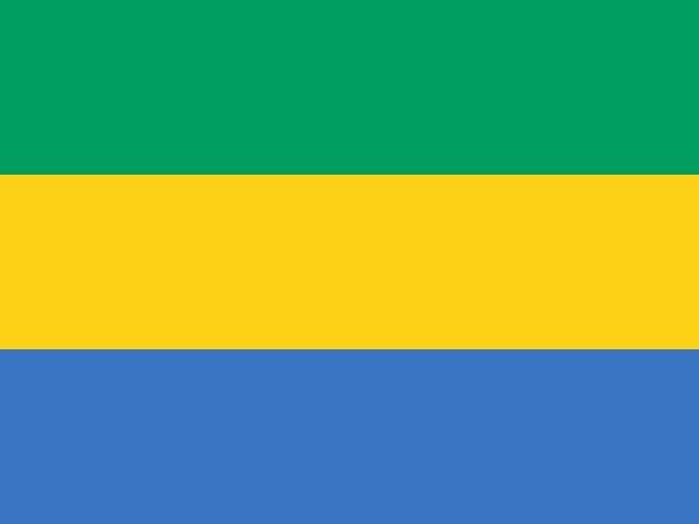 Drapeau : Gabon
