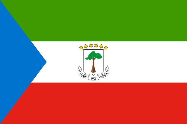 Drapeau : Guinée équatoriale