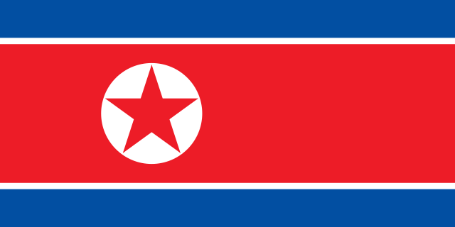 Drapeau : Corée du Nord