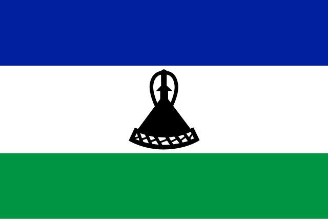Drapeau : Lesotho