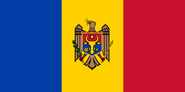 Drapeau : Moldavie