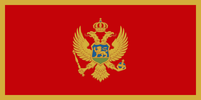 Drapeau : Monténégro