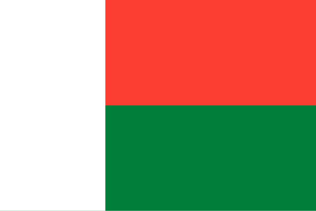 Drapeau : Madagascar