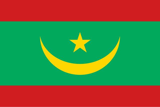 Drapeau : Mauritanie