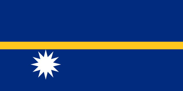 Drapeau : Nauru