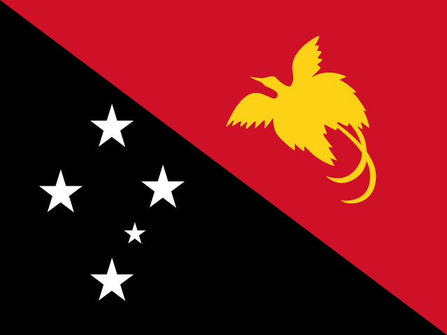 Drapeau : Papouasie-Nouvelle-Guinée