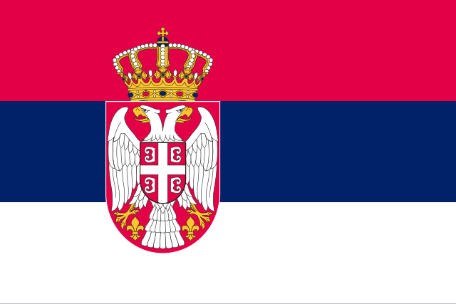 Drapeau : Serbie