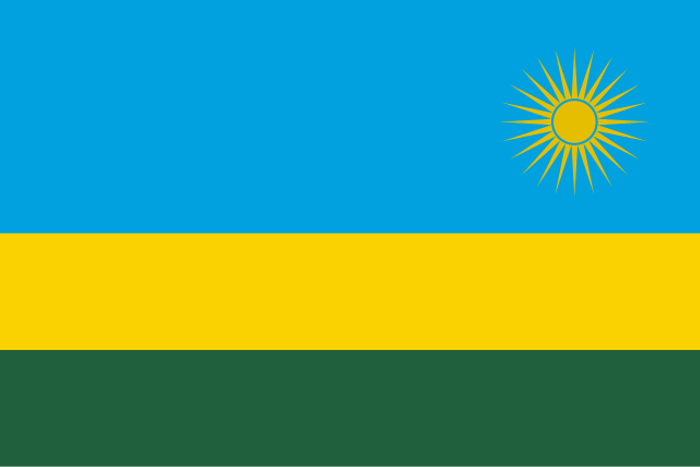 Drapeau : Rwanda