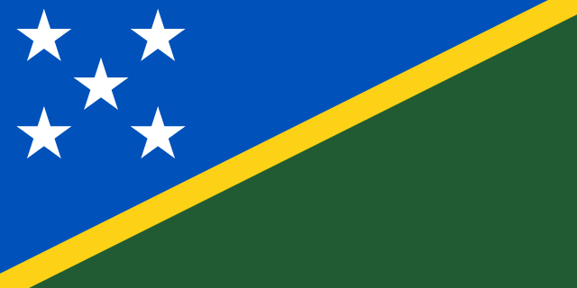 Drapeau : Îles Salomon