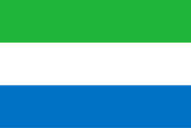 Drapeau : Sierra Leone