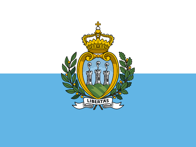 Drapeau : Saint-Marin
