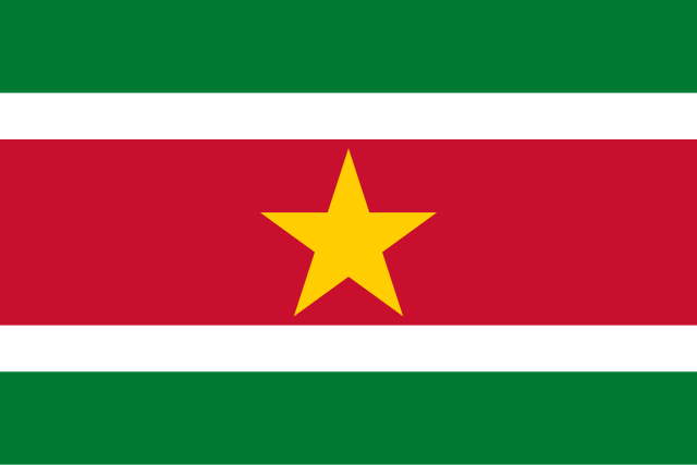 Drapeau : Suriname
