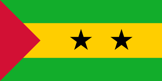 Drapeau : Sao Tomé-et-Principe