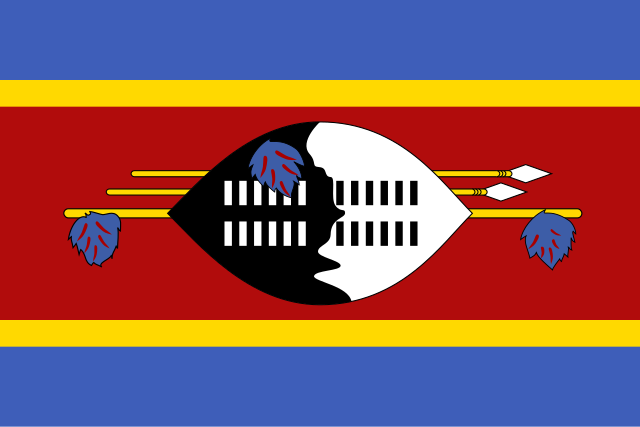 Drapeau : Eswatini