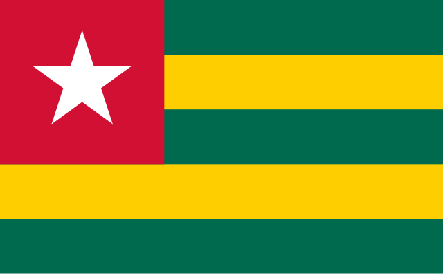 Drapeau : Togo