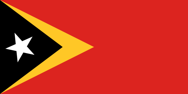 Drapeau : Timor oriental
