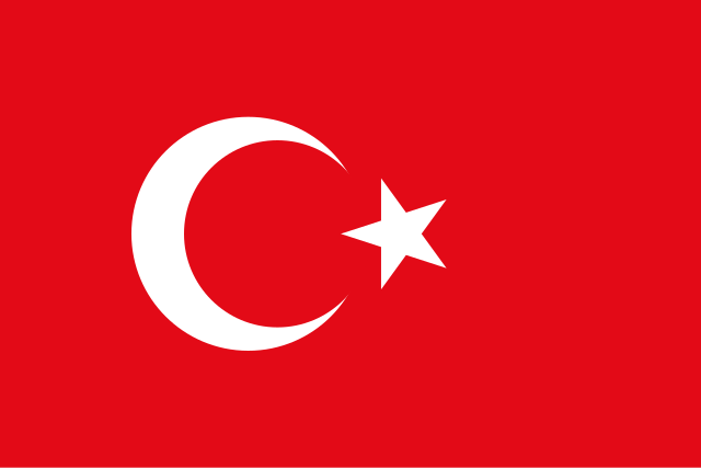 Drapeau : Turquie