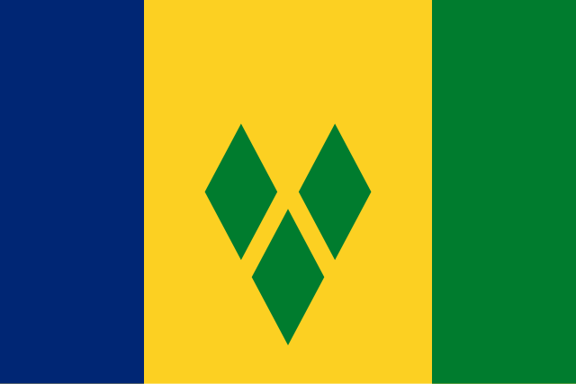 Drapeau : Saint-Vincent-et-les Grenadines