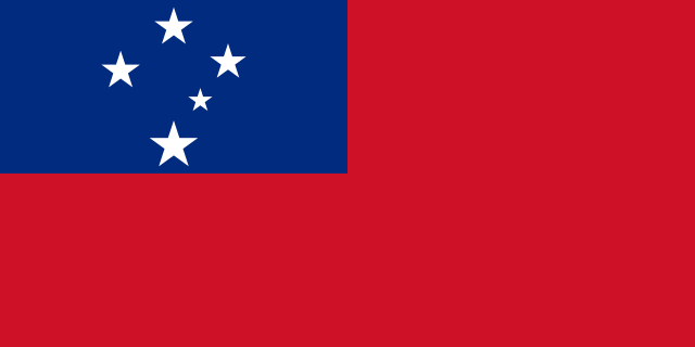 Drapeau : Samoa