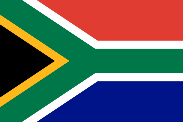 Drapeau : Afrique du Sud